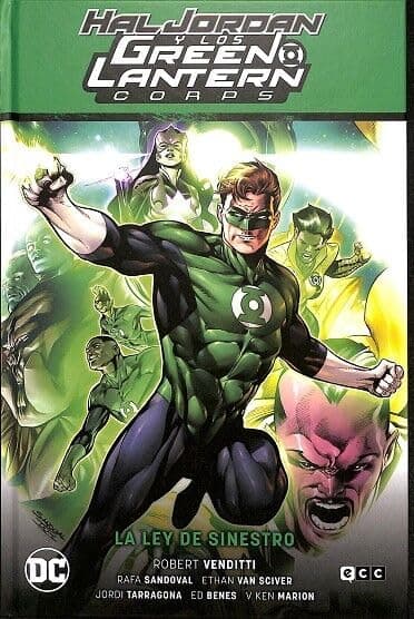 Portada de HAL JORDAN Y LOS GREEN LANTERN CORPS 01: LA LEY DE SINESTRO (SIN COLECCION)