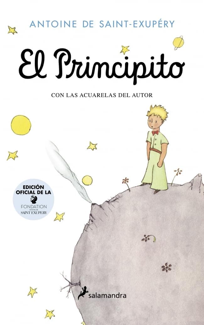 Portada de El Principito (edición original con las acuarelas del autor)