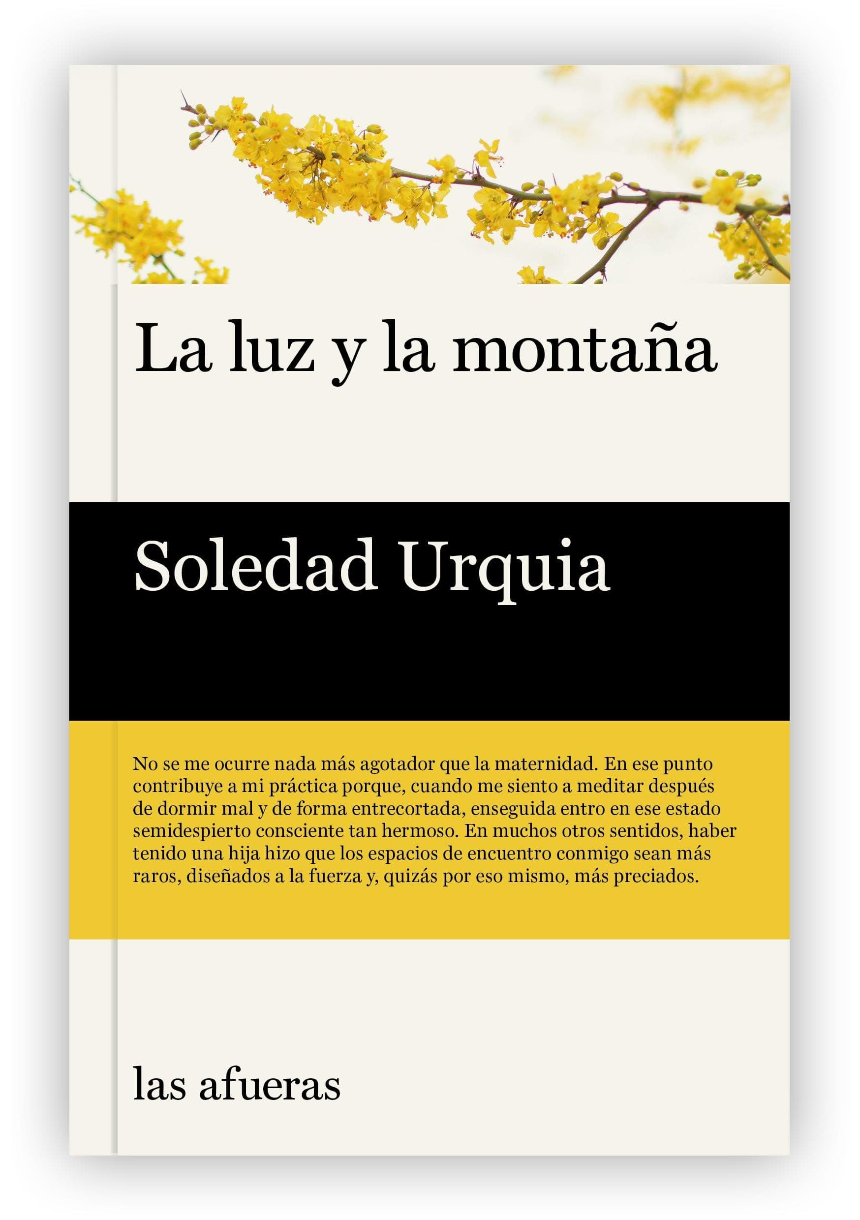 Portada de La luz y la montaña (Las afueras)