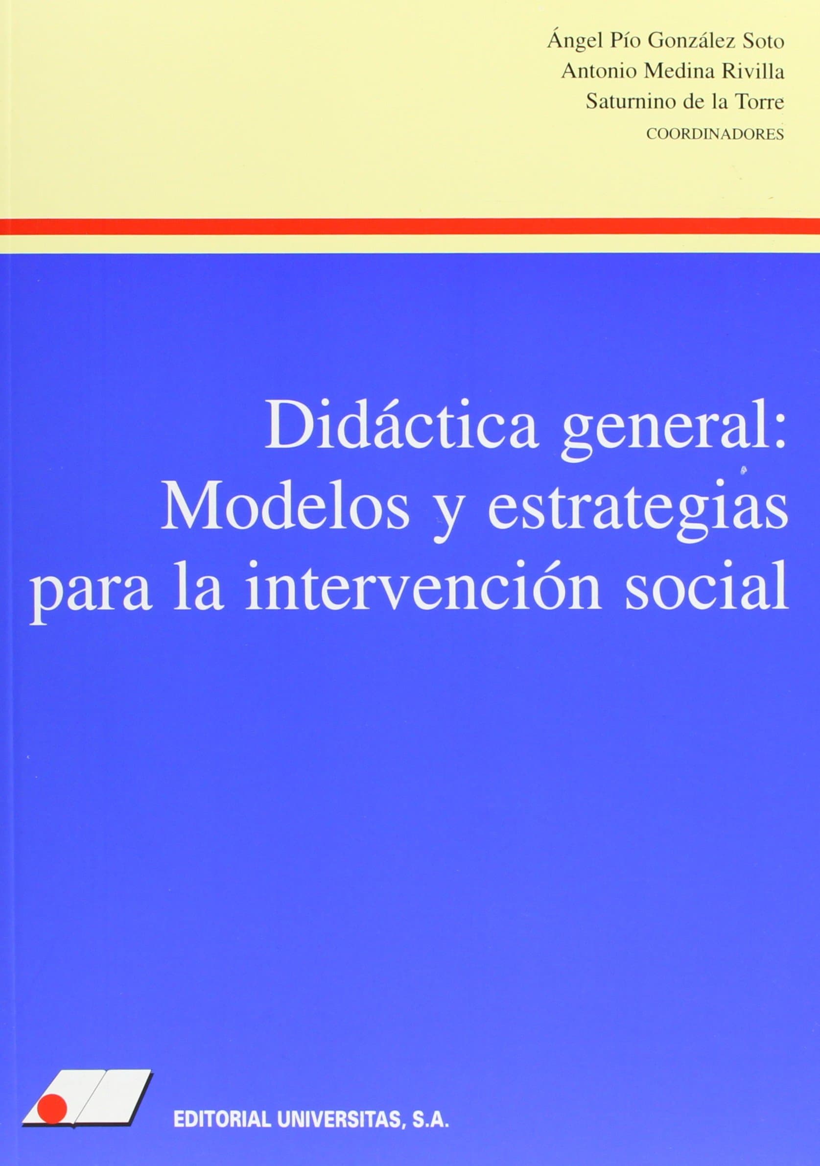 Portada de Didáctica general : modelos y estrategias para la intervención social